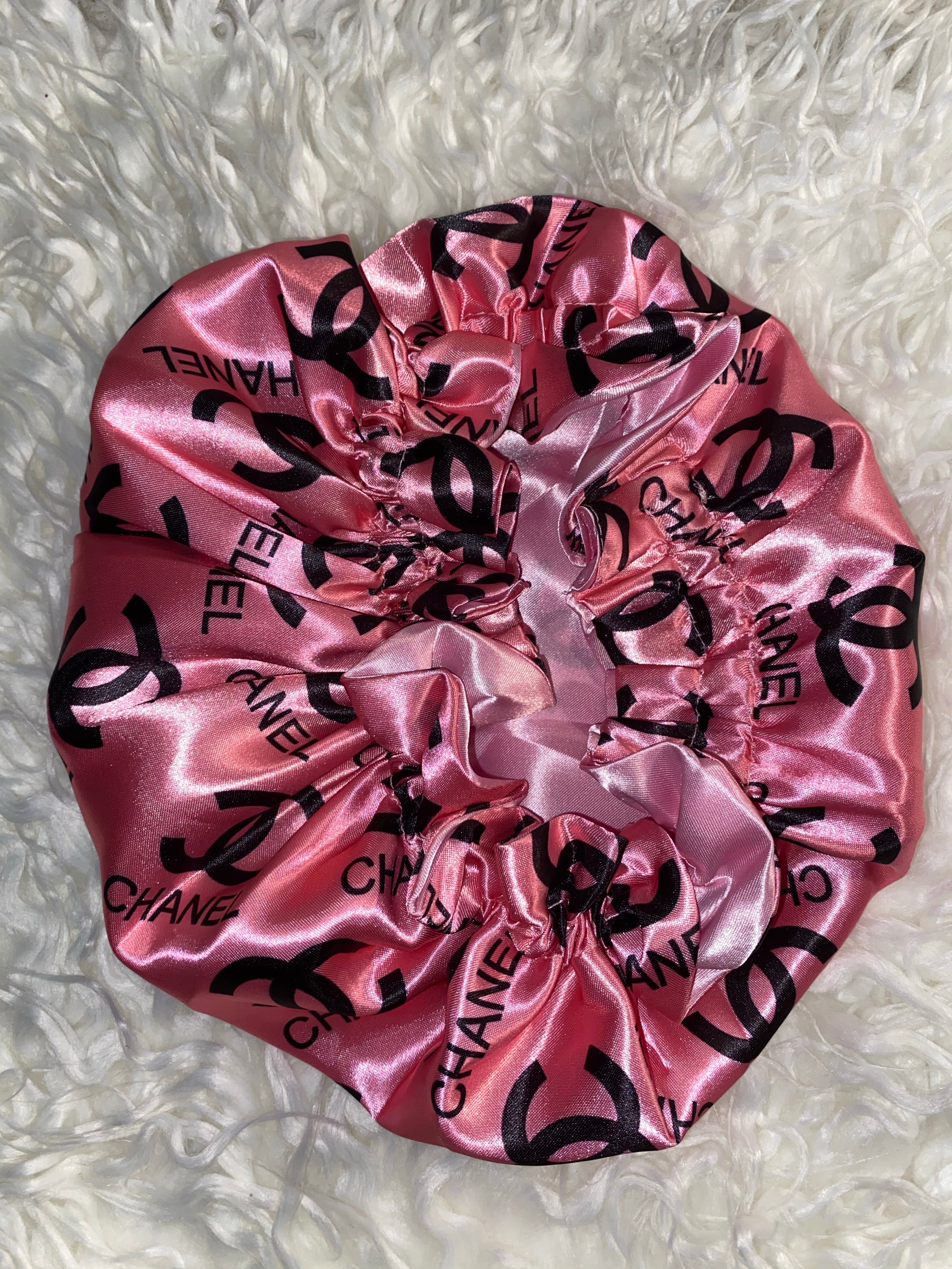 Pink Chanel Baby Bonnet